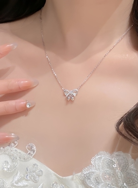 月售500条S999纯银铃兰吊坠项链