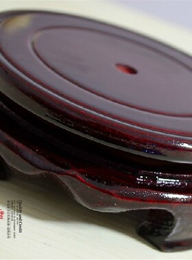 10元/木质刷漆底座/陶瓷花瓶配套产品/家庭装饰品/工艺摆设品