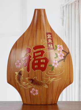 创意摆件非遗文创彩陶特色家居酒柜装饰品客厅玄关博古架陶瓷艺术