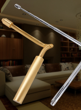 纯铜杨公寻龙尺探测棒高精度测磁场寻龙点穴尺应用辅助罗盘