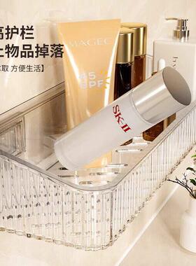 卫生间置物架浴室厕所洗手间免打孔壁挂洗漱台墙上化妆品收纳架子