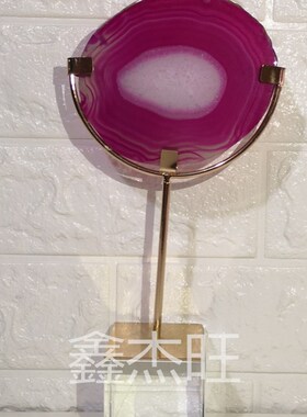 轻电视柜奢新工艺品样板间创意软装饰品客厅锌合金银杏叶家居摆件