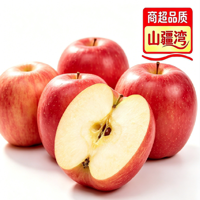 秀之果.洛川樱桃小苹果净重4斤
