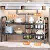 Kitchen retractable under sink storage rack? Tool car storage storage shelf multi-functional pot rack integrated cabinet