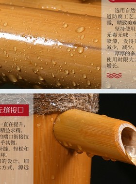 陶瓷鱼缸流水竹子循环水摆件竹筒流水器石槽过滤器办公室流水招财