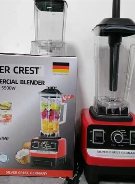 blender5500 W 双杯破壁搅拌机碎冰机机辅食料理机研磨机家用