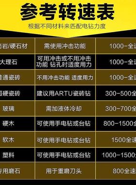瓷砖钻头打孔合金霸王钻头三角混凝土玻璃水泥电钻万能多功能钻墙