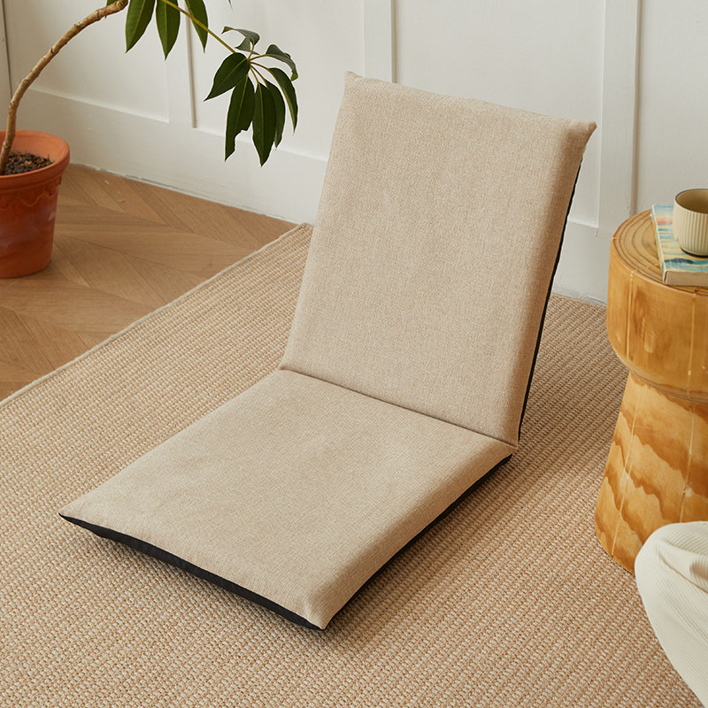 Bay window lazy person reading on the ground cushion balcony home living room sofa tatami futon cushion backrest integrated