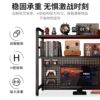 Bookshelf desk storage shelf desktop multi-layer iron shelf student computer desk desk hole board