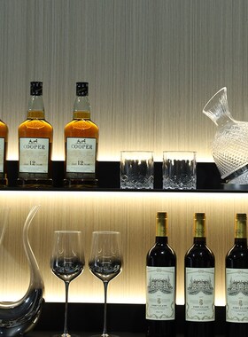 酒柜装饰品样板间仿真威士忌摆件橱柜展厅道具假洋酒软装餐厅陈设