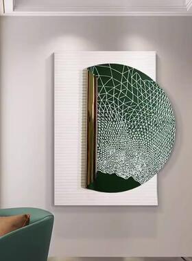 意式现代立体金属画实物画客厅壁画高档画餐厅浮雕挂画玄关装饰画