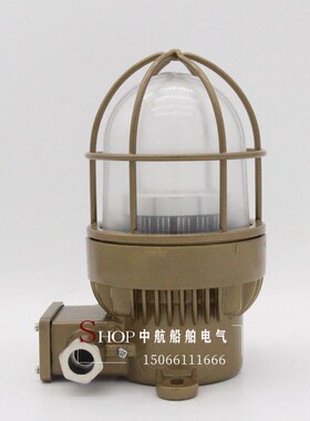 海星海顺船用LED水密铜质舱顶灯HCCD8-L走道舱室照明甲板IP66正品