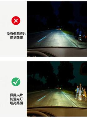 夜视眼镜套镜夜晚增亮开车司机专用防眩光驾驶镜防远光灯近视镜
