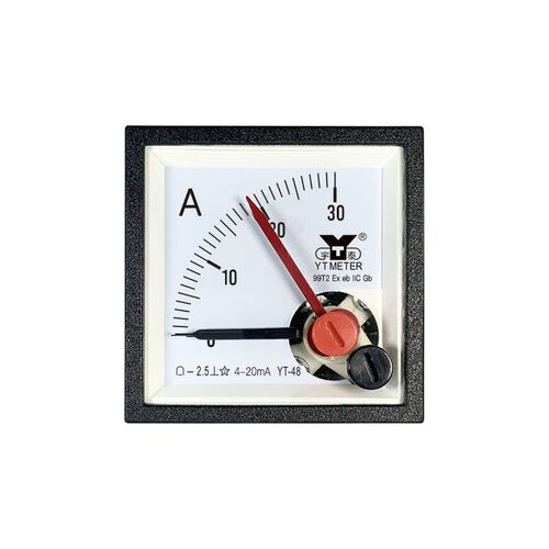 CP48防爆双针电流表4-20mA输入模拟变频器30A 50A 100A YT48 BE48 - 图3