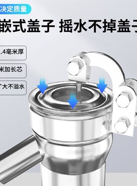 德国进口压水井手动手压井水泵压井井头抽水泵取水器农村老式不锈