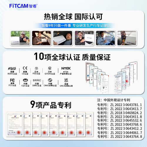 智看北京BJ30 40 212 魔方专用行车记录仪4K超高清免走线前后双摄 - 图2