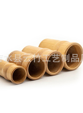 竹罐拔火罐专用碳化竹子加厚中医拔罐竹筒美容院家用防开裂拔罐筒