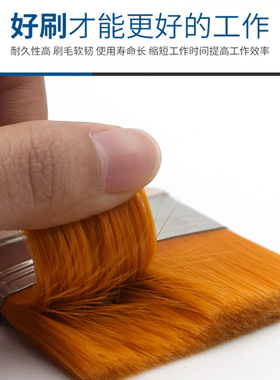清洁尼龙毛刷软毛刷小刷子小号烧烤刷排刷工业用羊毛刷油漆刷无痕