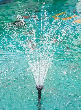 鱼池喷泉水泵潜水泵锦鲤池塘造景喷泉景观池抽水泵循环增氧泵