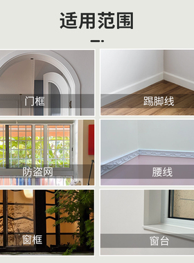 门框门套窗框窗台踢脚板边框自粘窗台板窗户改造包边框装饰条贴纸