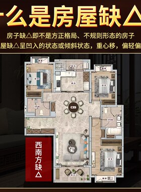 房屋缺角补角牌西北角纯铜乾卦摆件震坎兑巽艮八卦镜客厅墙角挂件