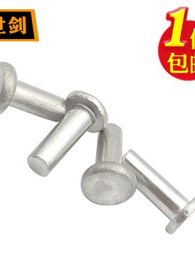 家用修理蒸笼平底锅炒锅平头实心铝铆钉帽钉混装散装修刀柄铭牌丁