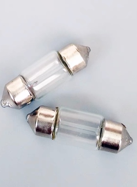 双尖阅读灯泡1031mm橄榄小灯珠12V24V30V36V5W指示灯两头尖灯泡