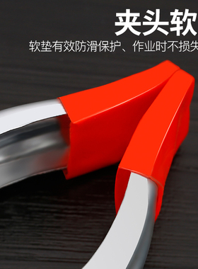 a字夹子木工快速夹具大理石石材固定夹加厚弹簧夹子工具6寸7寸9寸