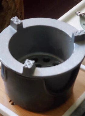 碳炉纯铜炉膛内胆配件耐高温煮茶复古炭炉生铁膛炉灰膛炉炉芯铸铁