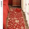 Wedding room decoration wedding carpet non-slip and easy to care for all seasons bedroom bedside blanket red happy word bay window mat