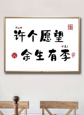 姓氏谐音梗电表箱装饰画遮盖电表箱画简约现代个性创意字2025新款