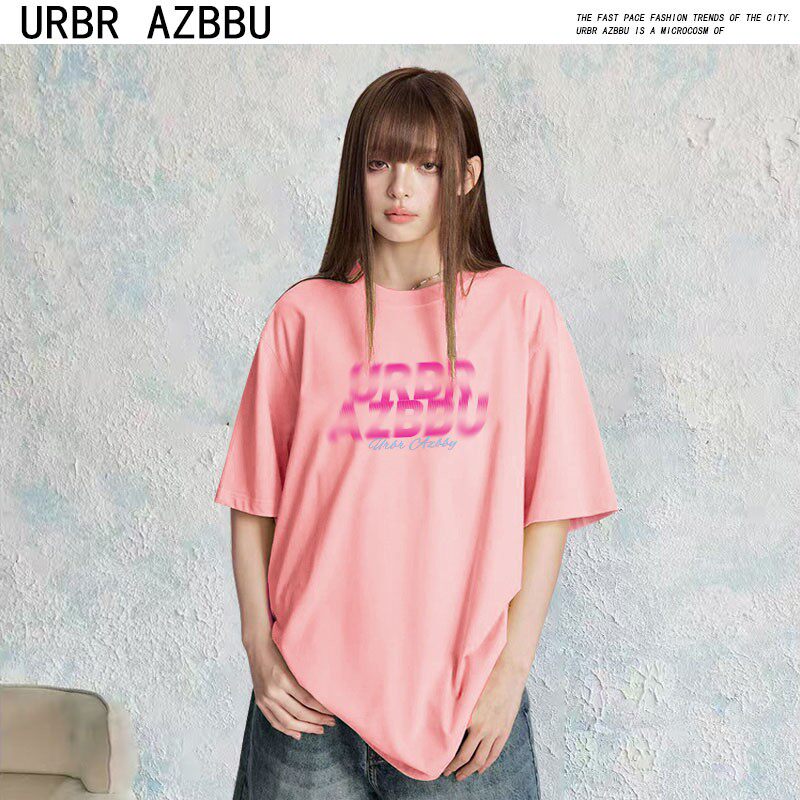 URBRAZBBU2026新款春夏男女同款宽松潮牌爆款休闲T恤