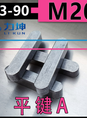A3销键GB1096A型平键M20*12*40*50*63*80*90*150*320键子平建条