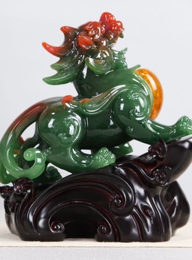 树林丰万事顺利招财貔貅摆件皮丘皮休家居客厅装饰品饭店开业礼品