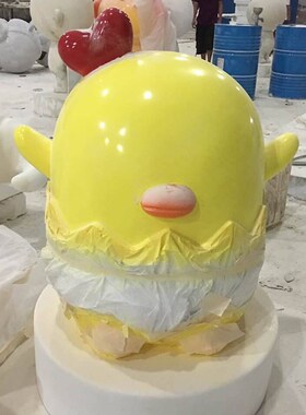 玻璃钢卡通雕塑定制户外大型吉祥物网红熊模型现货彩绘人物摆件