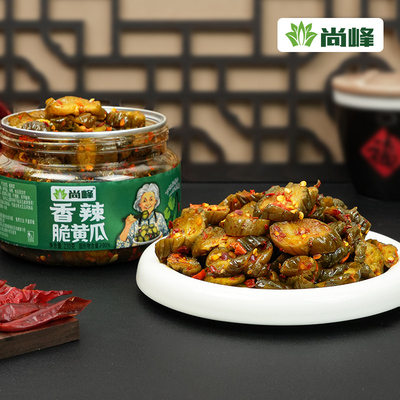 尚峰罐装香辣脆黄瓜230g即食开胃