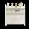 Simple bookshelf hole board desktop storage rack wrought iron table storage small shelf student dormitory desk organization rack