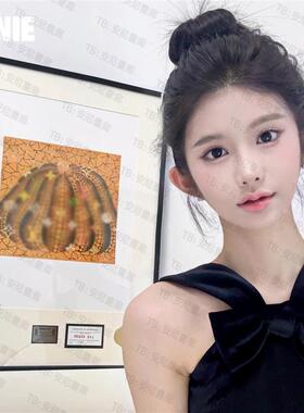 收藏款金色裂纹草间弥生南瓜挂画网红安妮家摆件装饰画