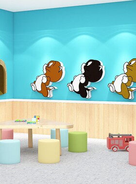 儿童房间布置卧室床头墙面装饰遮丑补洞幼儿园走廊教室环创墙贴