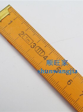 1米木折尺折叠尺怀旧尺子木尺测量手动工具教学用具木工手动工具