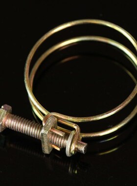 镀锌双钢丝卡箍强力卡农用消防管水带接头卡扣大全卡子配件喉箍