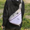 Cookie Kudos contrasting color crossbody chest bag for men and women outdoor leisure sports waterproof lightweight large capacity storage bag