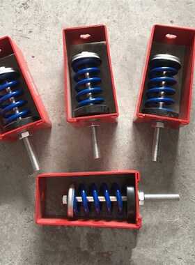 T型吊顶减震器 吊钩阻尼弹簧减震器  风机水泵机械设备减震吊钩