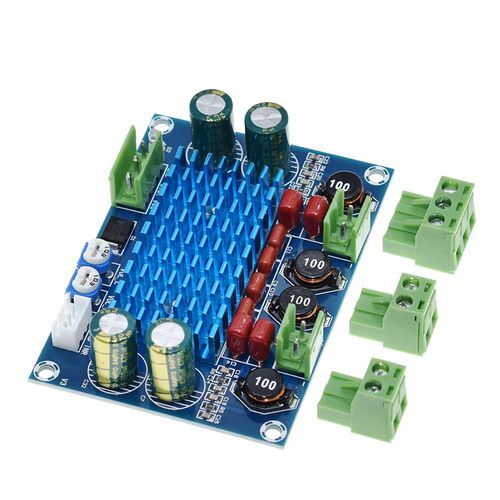 XH-M572大功率数字功放板 5-28V输出120W  TPA3116机箱专用对插件 - 图3