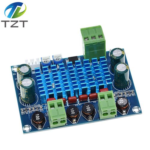 XH-M572大功率数字功放板 5-28V输出120W  TPA3116机箱专用对插件 - 图2