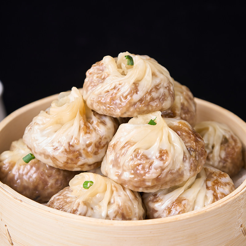 咸蛋黄芝士奥尔良鸡肉纸皮烧麦速冻早餐4个装60g顺丰发货冷冻