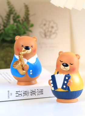创意树脂套娃熊乔迁送礼摆件