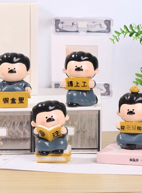 新中式树脂人物桌面摆件