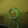 Xinhao Mining Hetian jade jasper square ring ring has mineral spots for men and women national style ring width 5 thickness 4mm