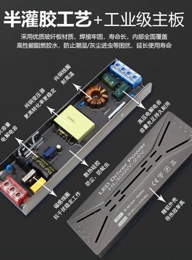 led三色变光灯条吸顶灯替换长条家用客厅超亮灯芯卧室灯透镜光源